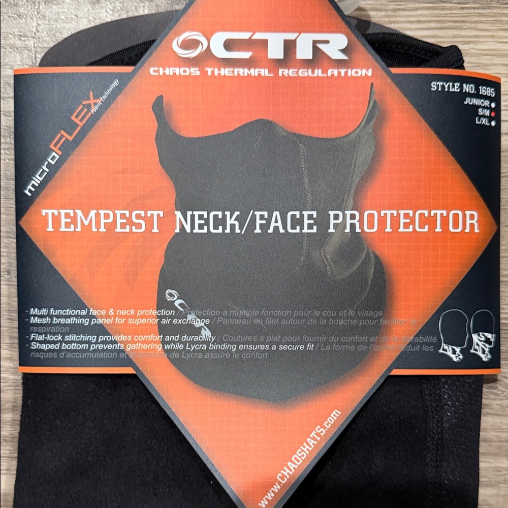 Black Tempest Neck/Face Protector